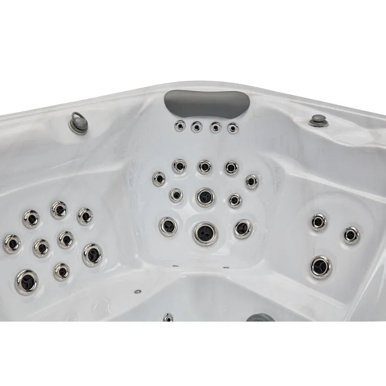 Danika 5-person 68-jet Hot Tub With Bluetooth In Gray