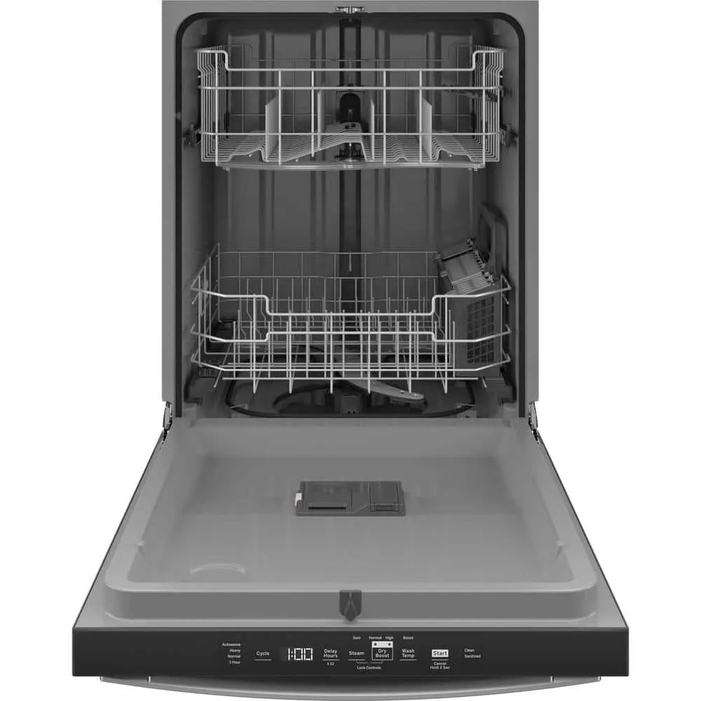 GE 24 in. Fingerprint Resistant Stainless Steel Top Control Built-In Tall Tub Dishwasher with Dry Boost and 52 dBA