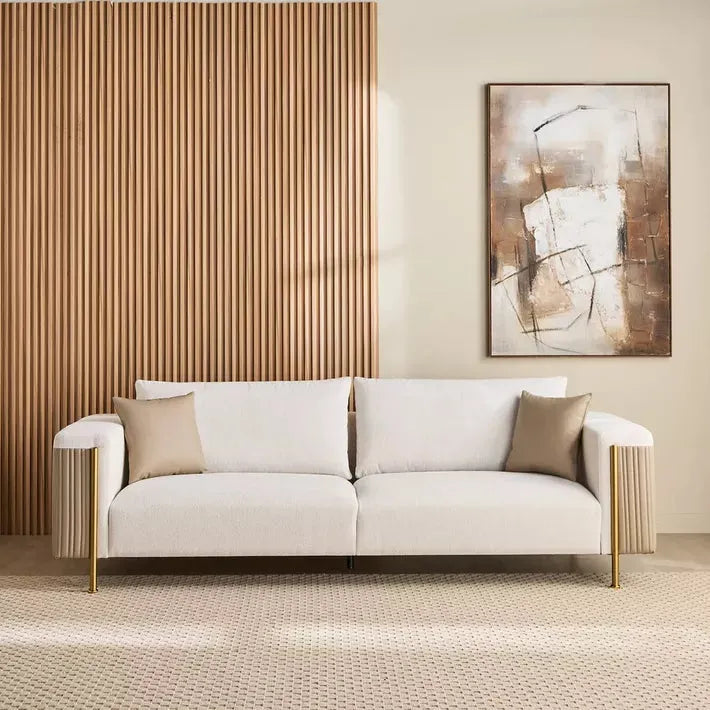 Allecia 4-Seater Fabric Sofa