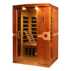 Dynamic Sauna Venice 2-person Low EMF (Under 8MG) FAR Infrared Sauna (Canadian Hemlock)