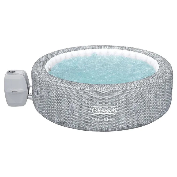 Bestway Coleman Sicily Airjet Inflatable Hot Tub With Energysense Cover, Grey