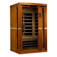 Dynamic Sauna Vittoria 2-person Low EMF (Under 8MG) FAR Infrared Sauna (Canadian Hemlock)