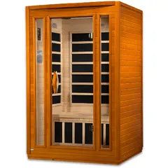 Dynamic Sauna San Marino 2-person Low EMF (Under 8MG) FAR Infrared Sauna (Canadian Hemlock)