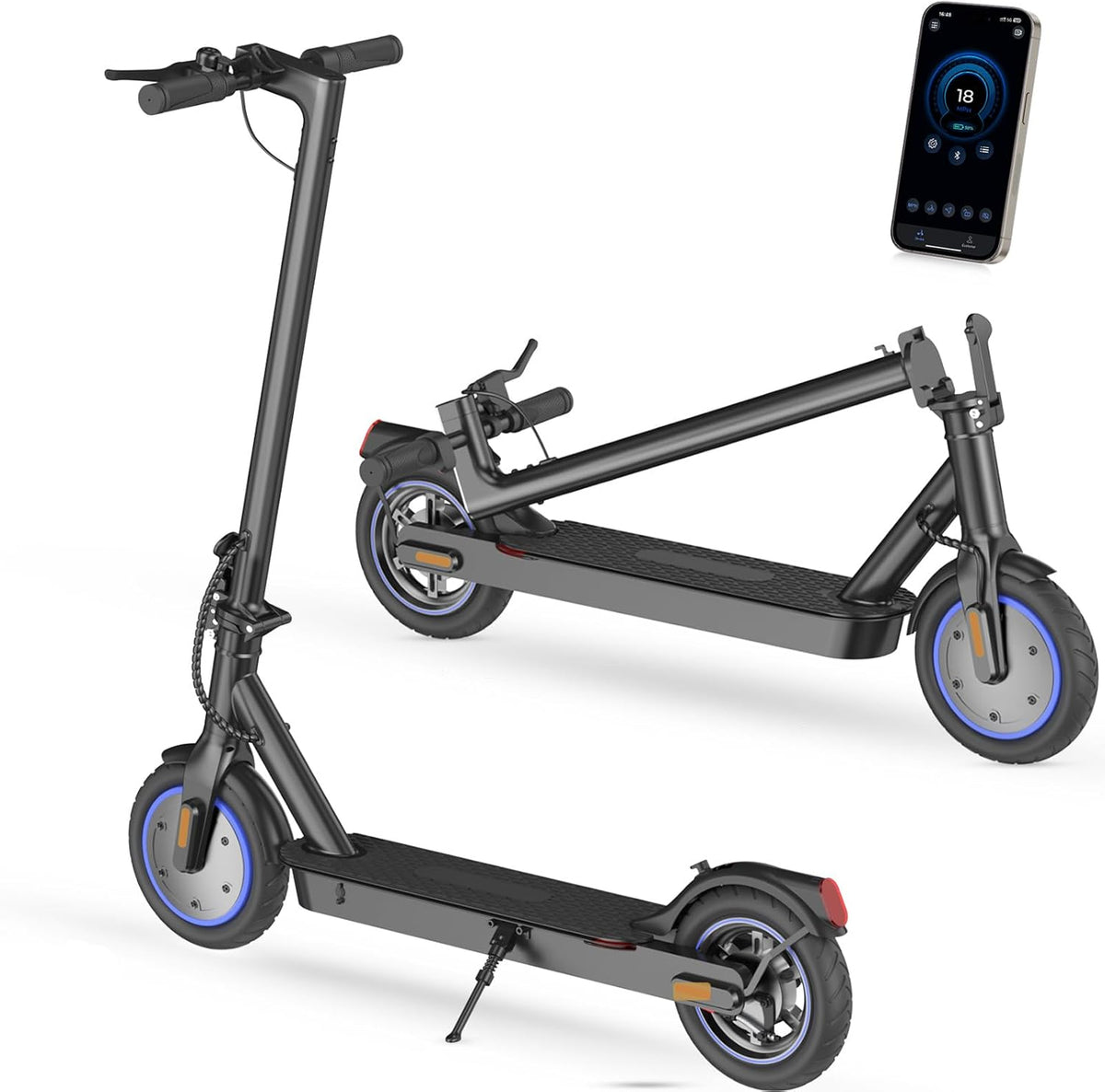 Electric Scooter for Kids & Teens, 500–1000W, 18–25 MPH, 21–28 Mile Range