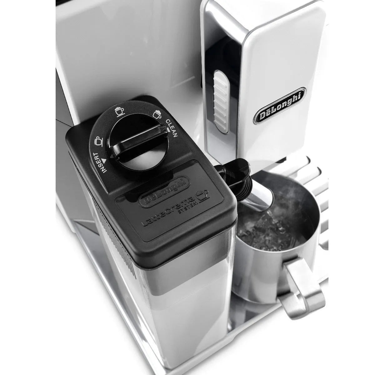 DeLonghi Eletta Cappuccino Super Automatic Espresso Machine (ECAM44660W / White)