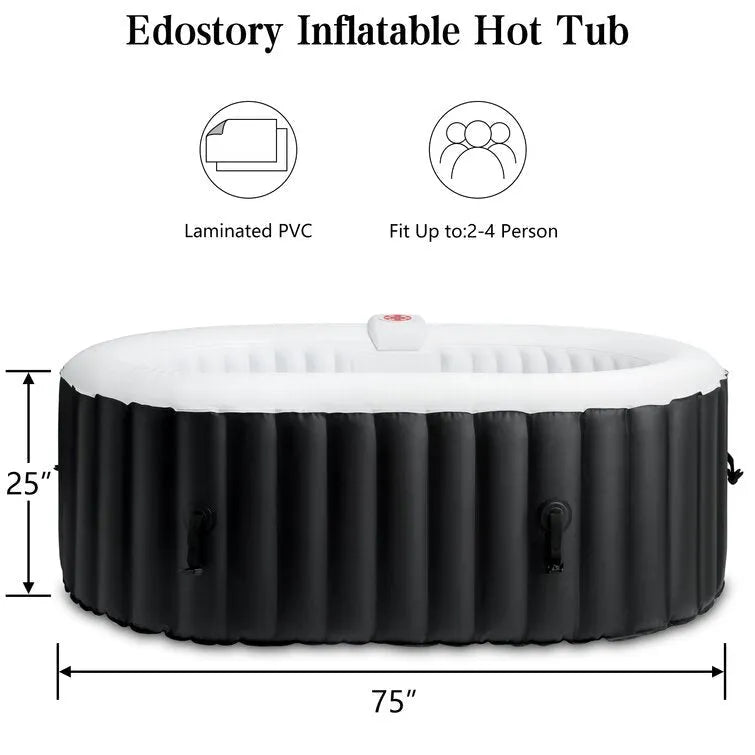 Edostory 2 – Person 90 – Jet Vinyl Inflatable Hot Tub