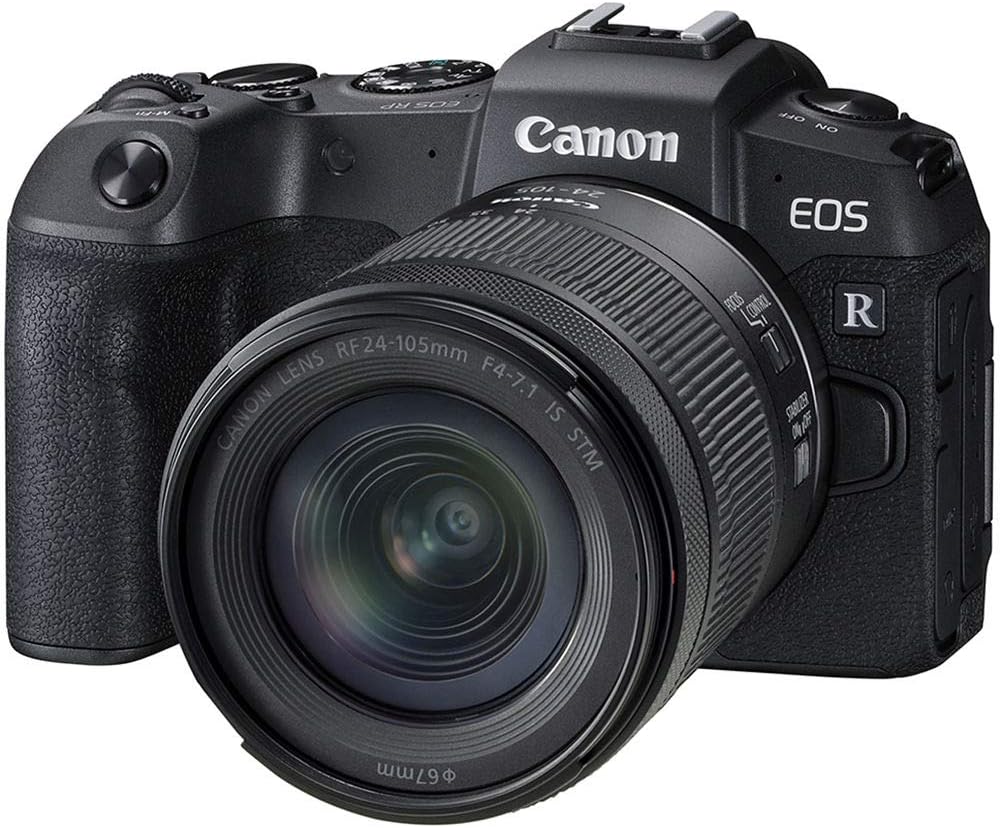Canon EOS RP Full-Frame Mirrorless Camera with RF 24-105mm f/4-7.1 IS STM Lens Kit, Black