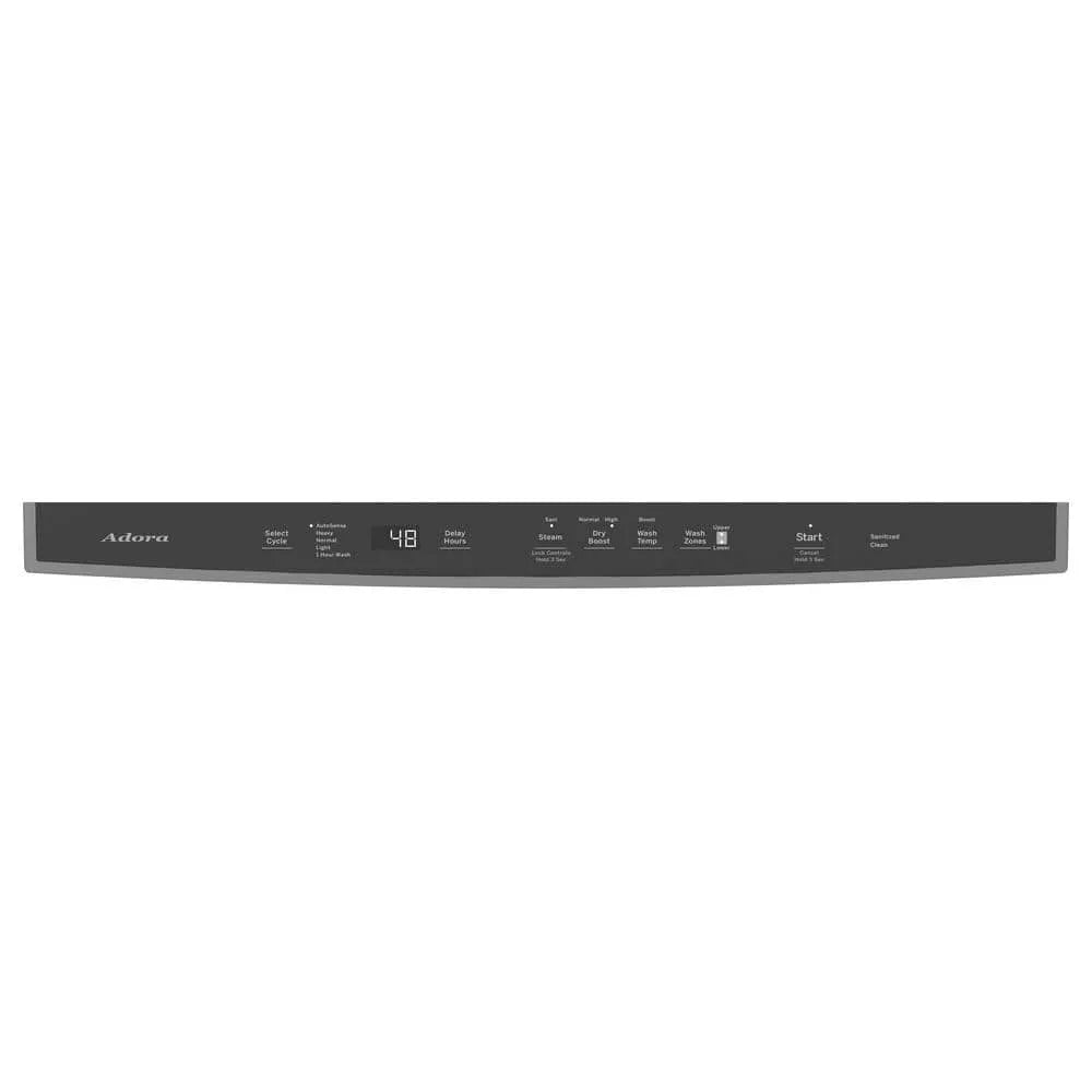 GE Adora 24 in. Stainless Steel Top Control Built-In Tall Tub Dishwasher with Stainless Steel Tub, 3rd Rack, and 48 dBA
