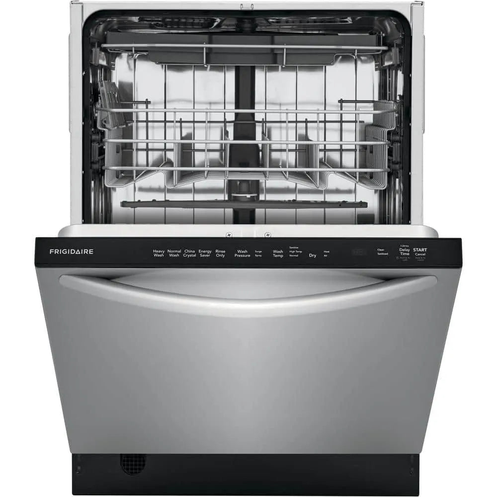 Frigidaire 24 in. Stainless Steel Top Control Built-In Tall Tub Dishwasher with Stainless Steel Tub and 3rd Level Rack, 49 dBA