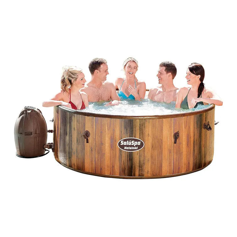 Bestway Saluspa Helsinki 7 Person Inflatable Hot Tub W/ Chemical Treatment Blend