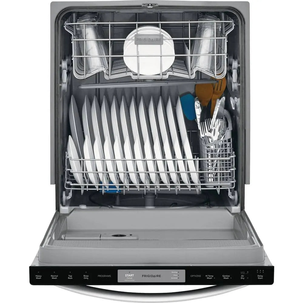 Frigidaire 24 in. Stainless Steel Top Control Built-In Tall Tub Dishwasher, ENERGY STAR, 54 dBA