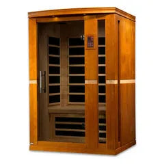 Dynamic Sauna Vittoria 2-person Low EMF (Under 8MG) FAR Infrared Sauna (Canadian Hemlock)