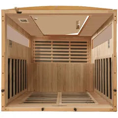 Dynamic Sauna Versailles 2-person Low EMF (Under 8MG) FAR Infrared Sauna (Canadian Hemlock)