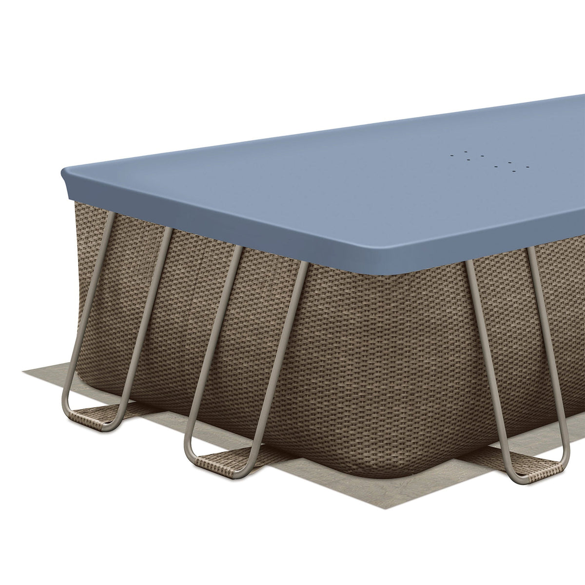 Funsicle 18’x9’x52″ Oasis Rectangular Swimming Pool Set with 18′ Cover