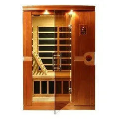 Dynamic Sauna Venice 2-person Low EMF (Under 8MG) FAR Infrared Sauna (Canadian Hemlock)