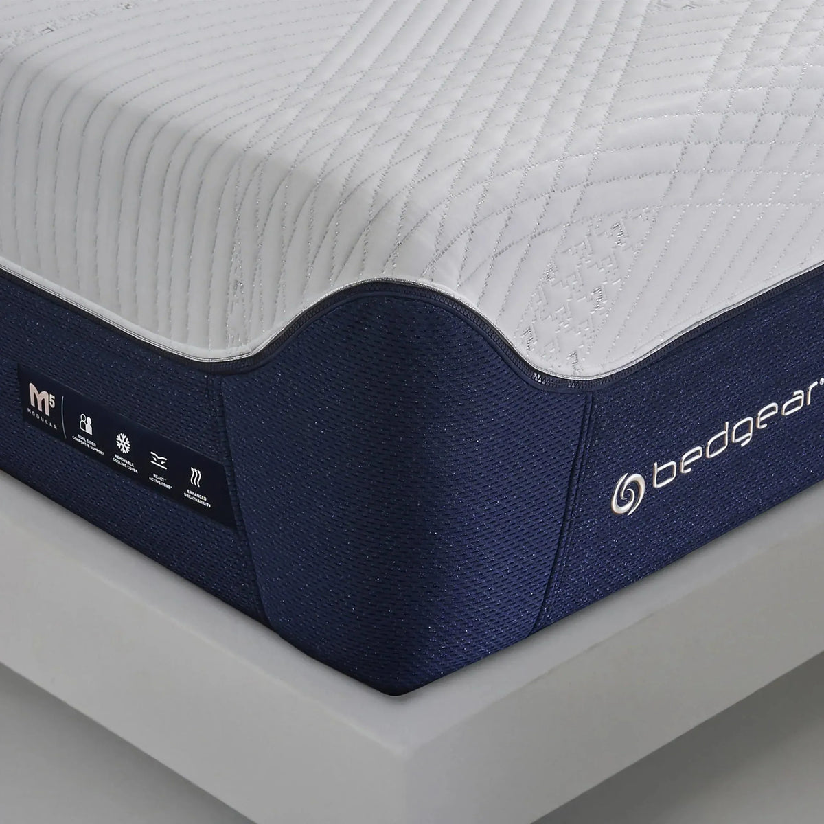 Bedgear M5 Performance Modular Hybrid Mattress – Dual-Sided Custom Comfort